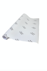 do good in silence.® wrapping paper - black and white glossy (6feet)
